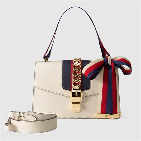 white Gucci handbag